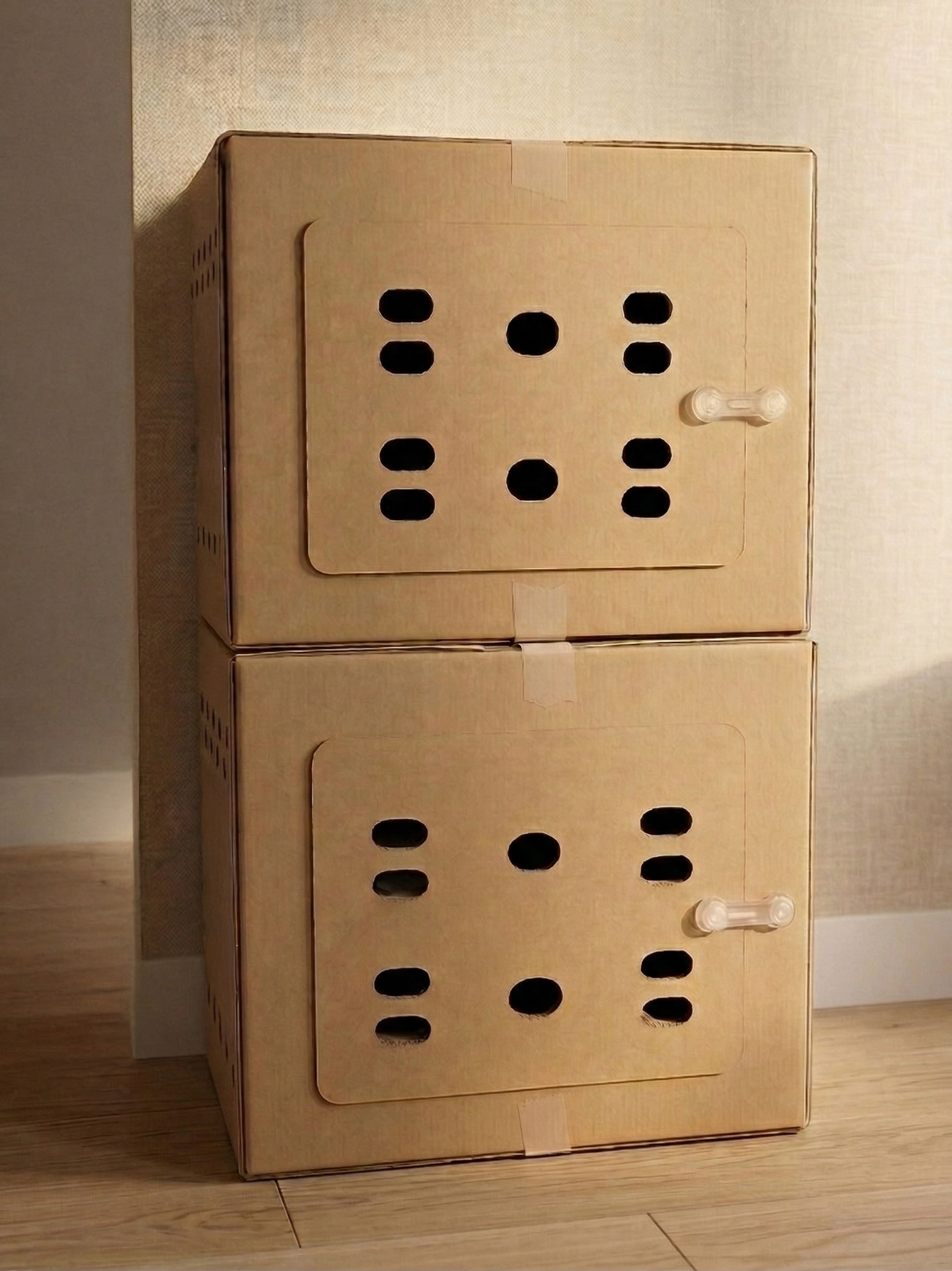 積み重ねて多頭収容