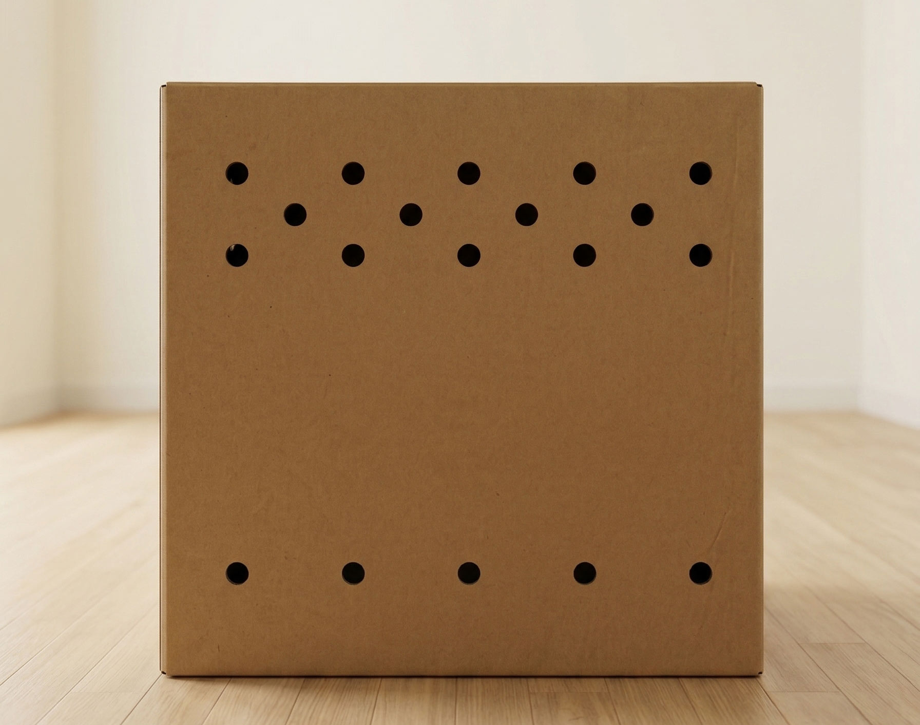 ペットおまもりシェルター 側面・背面の通気穴